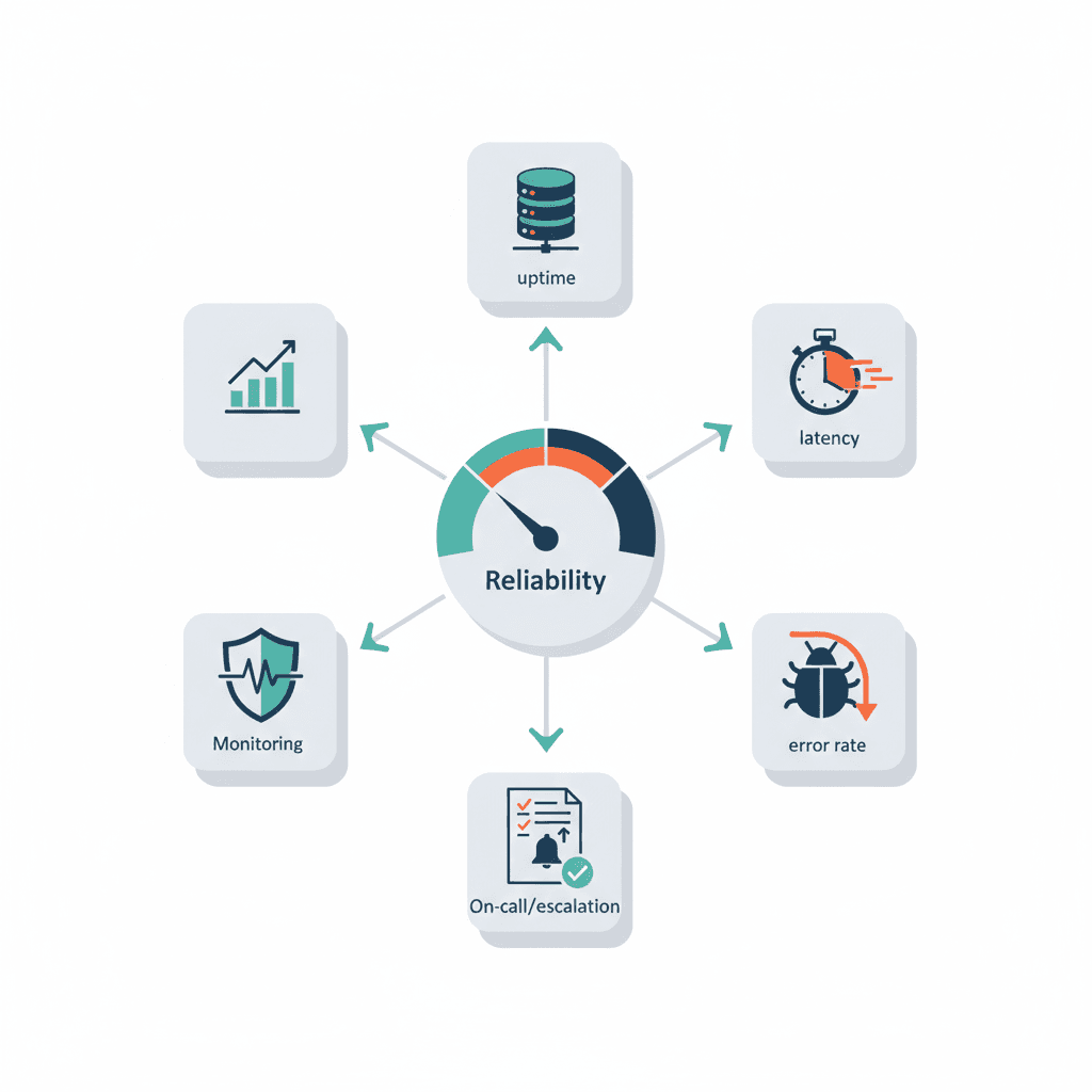 Operational Reliability Scoring for AI APIs: Uptime, Latency, Monitoring & SLA Checklist
